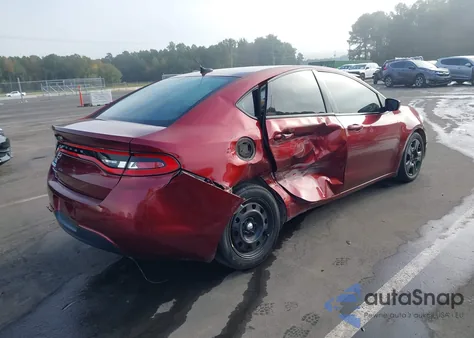 2015 Dodge Dart Se из США, поврежденный, VIN 1C3CDFAA5FD300473